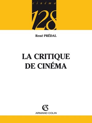 cover image of La critique de cinéma